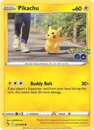 Pikachu (27) 27/78 - [Pokemon GO] Reverse Holofoil