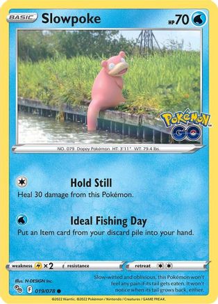 Slowpoke 19/78 - [Pokemon GO] Reverse Holofoil