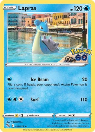 Lapras 23/78 - [Pokemon GO] Reverse Holofoil