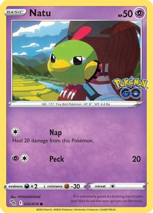 Natu 32/78 - [Pokemon GO]