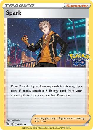 Spark 70/78 - [Pokemon GO] Reverse Holofoil