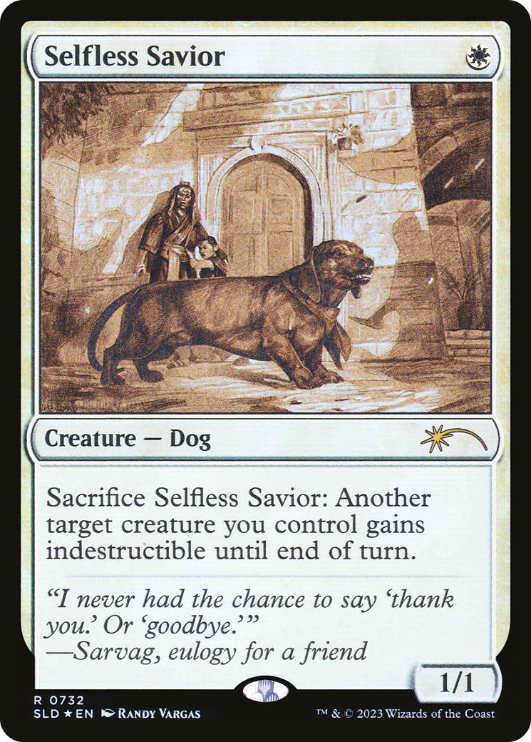Selfless Savior (SLD-732) [Secret Lair Drop] Foil