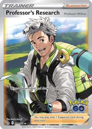 Professor's Research (Full Art) 78/78 - [Pokemon GO] Holofoil