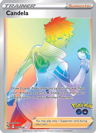 Candela (Secret) 83/78 - [Pokemon GO] Holofoil