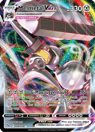 Melmetal VMAX 48/78 - [Pokemon GO] Holofoil
