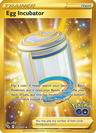 Egg Incubator (Secret) 87/78 - [Pokemon GO] Holofoil