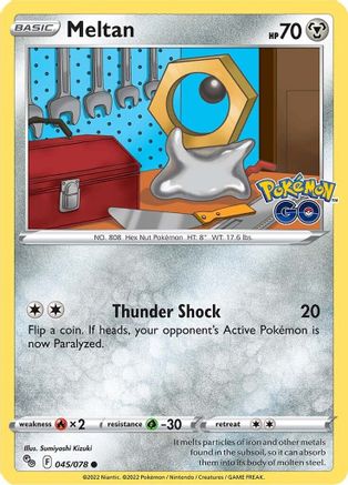 Meltan 45/78 - [Pokemon GO] Reverse Holofoil
