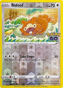 Bidoof (Peelable Ditto) 59 - [Pokemon GO] Reverse Holofoil