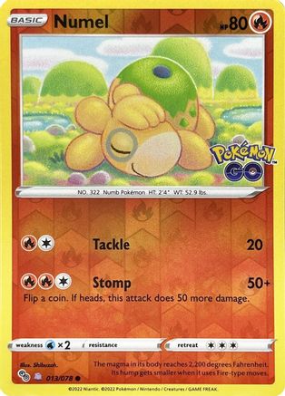 Numel (Peelable Ditto) 13 - [Pokemon GO] Reverse Holofoil