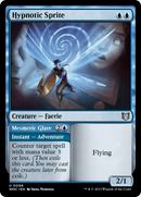 Hypnotic Sprite // Mesmeric Glare (WOC-096) [Wilds of Eldraine Commander]
