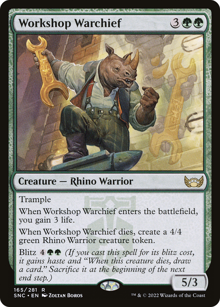 Workshop Warchief (SNC-165) [Streets of New Capenna]