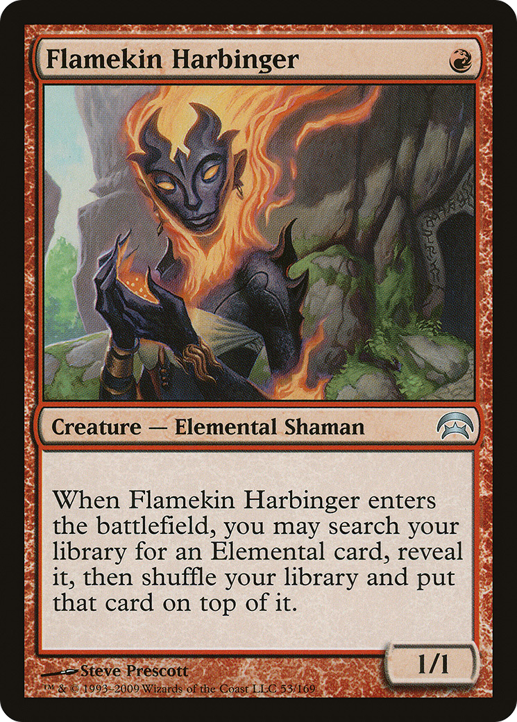 Flamekin Harbinger (HOP-053) [Planechase]