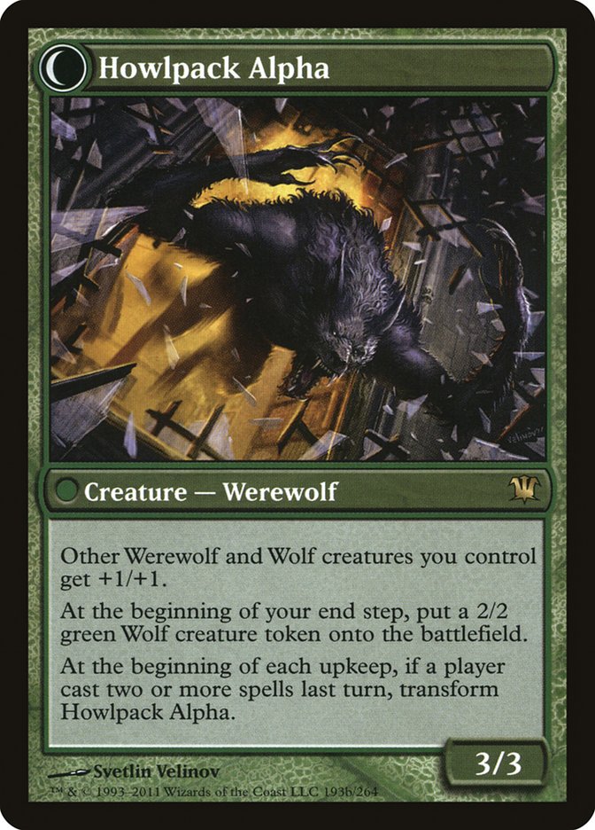 Mayor of Avabruck // Howlpack Alpha (ISD-193) [Innistrad]: (Double Faced Transform) Foil