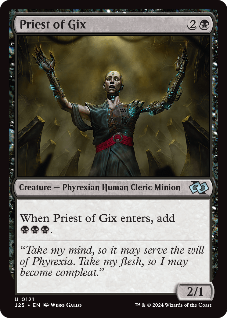 Priest of Gix (J25-121) [Foundations Jumpstart]