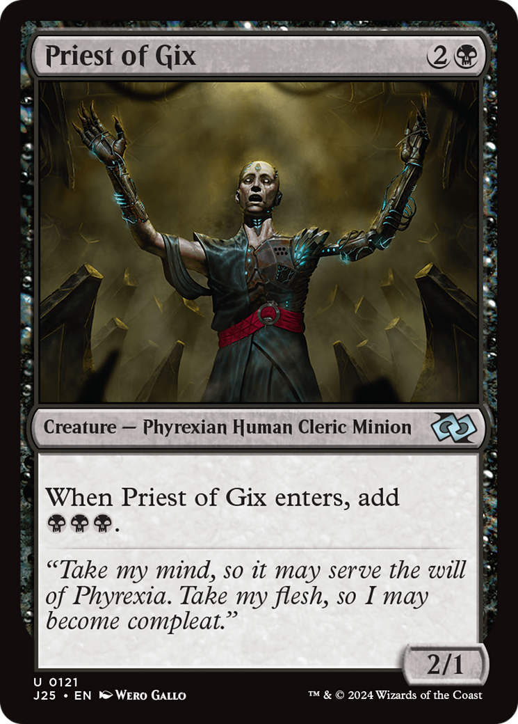 Priest of Gix (J25-121) [Foundations Jumpstart]