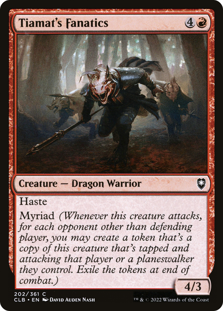 Tiamat's Fanatics (CLB-202) [Commander Legends: Battle for Baldur's Gate]