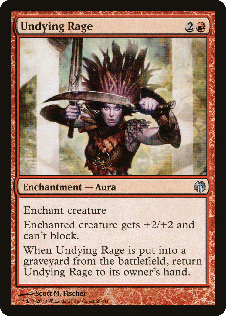 Undying Rage (DDL-026) [Duel Decks: Heroes vs. Monsters]