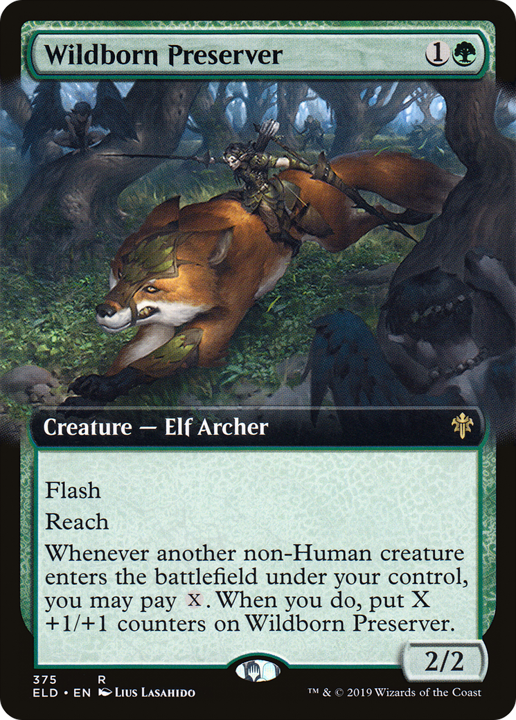Wildborn Preserver (Extended Art) (ELD-375) [Throne of Eldraine]