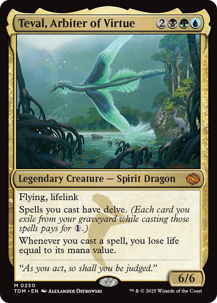 Teval, Arbiter of Virtue (TDM-230) [Tarkir: Dragonstorm]