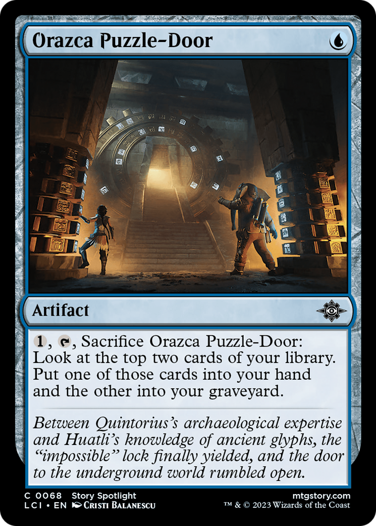Orazca Puzzle-Door (LCI-068) [The Lost Caverns of Ixalan] Foil