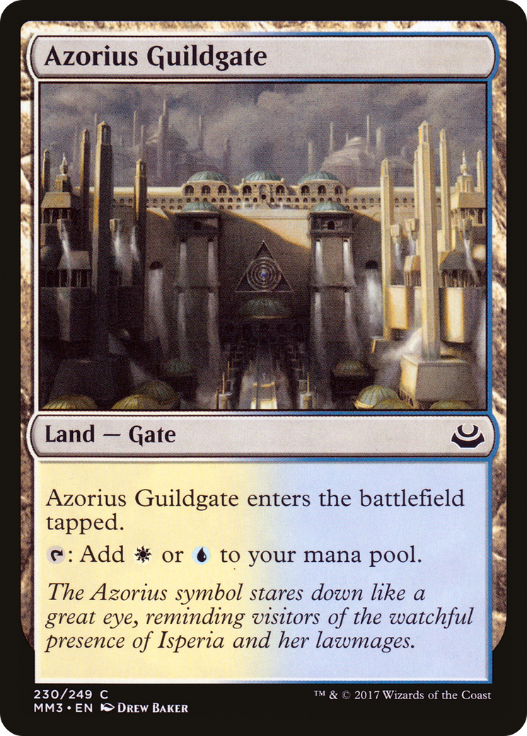 Azorius Guildgate (MM3-230) [Modern Masters 2017] Foil