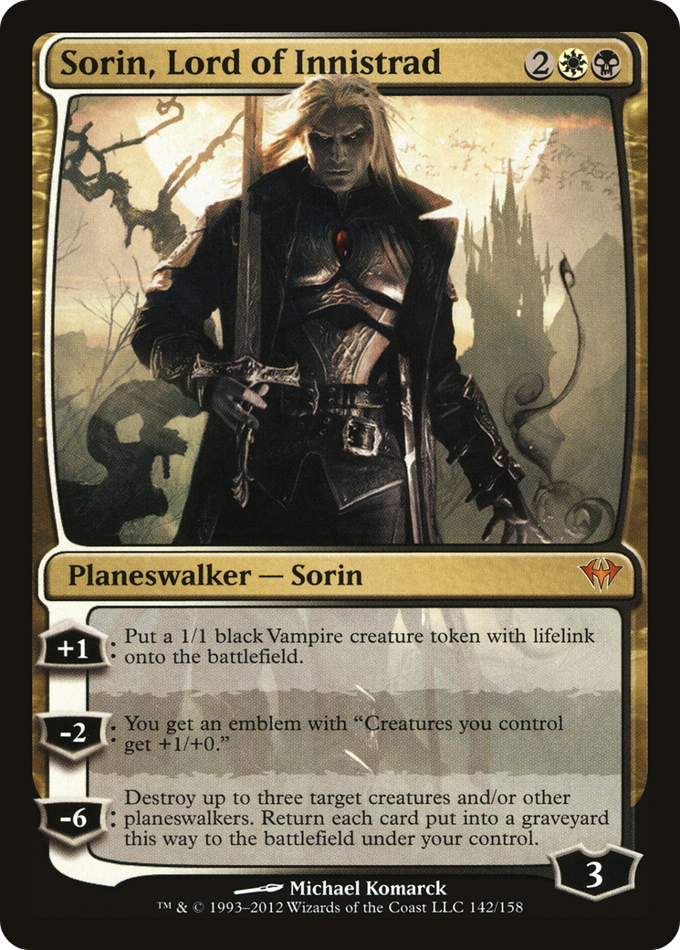 Sorin, Lord of Innistrad (DKA-142) [Dark Ascension]