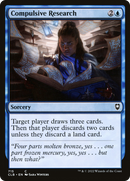 Compulsive Research (CLB-715) [Commander Legends: Battle for Baldur's Gate]