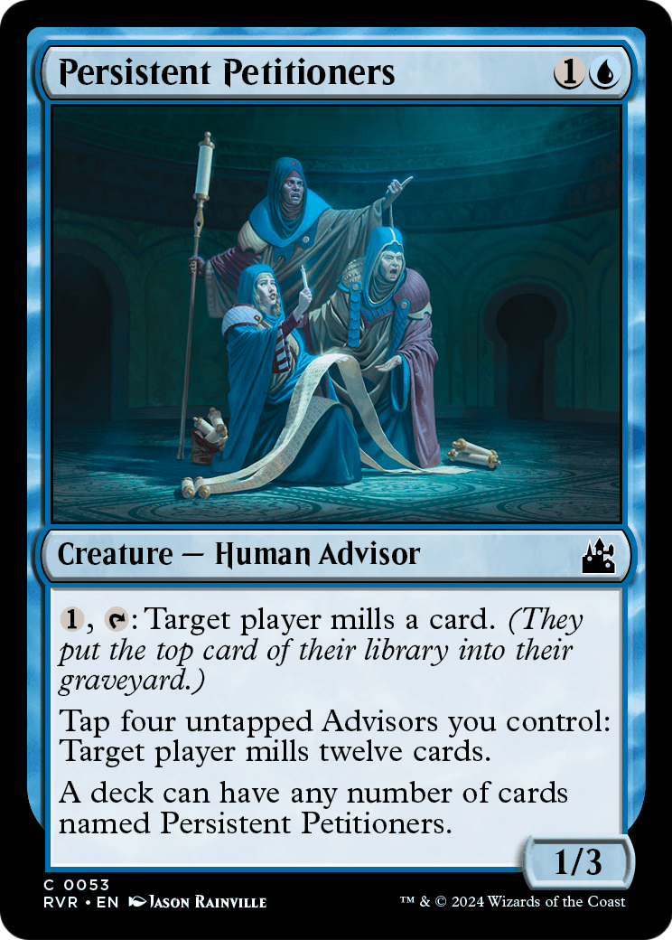 Persistent Petitioners (RVR-053) [Ravnica Remastered]
