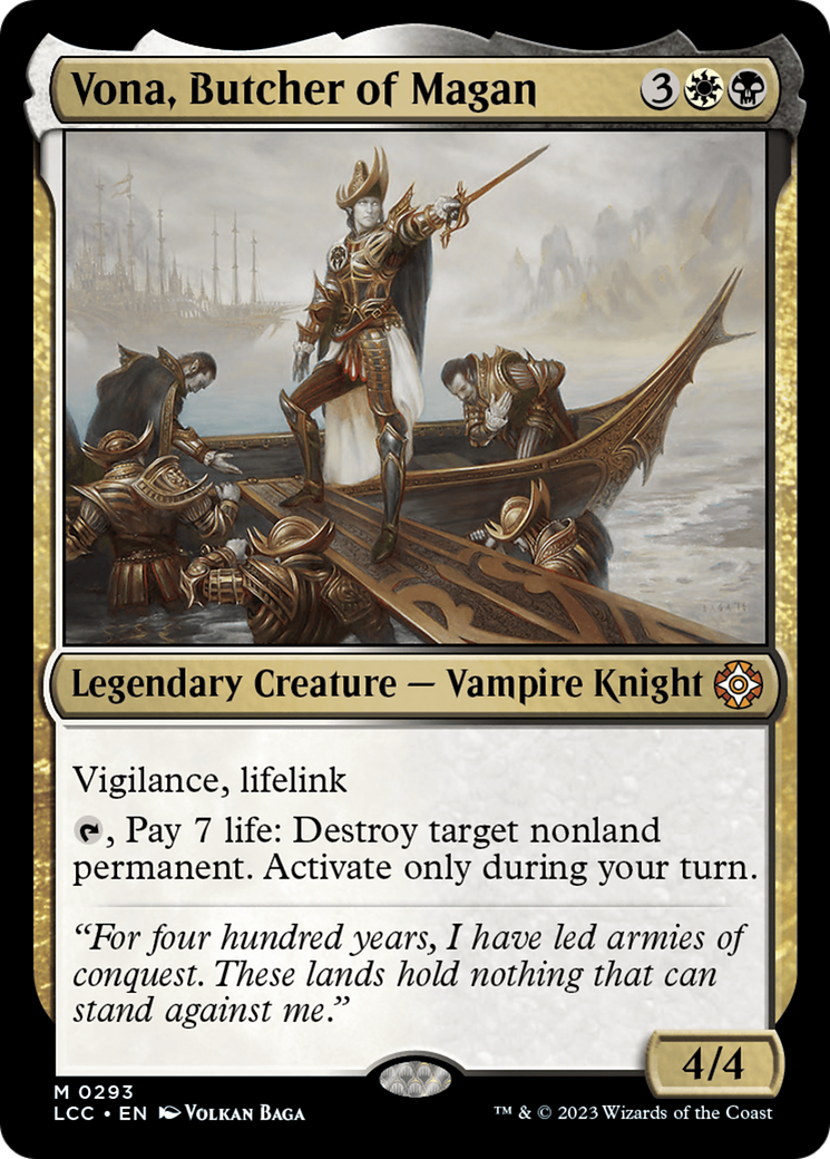 Vona, Butcher of Magan (LCC-293) [The Lost Caverns of Ixalan Commander]