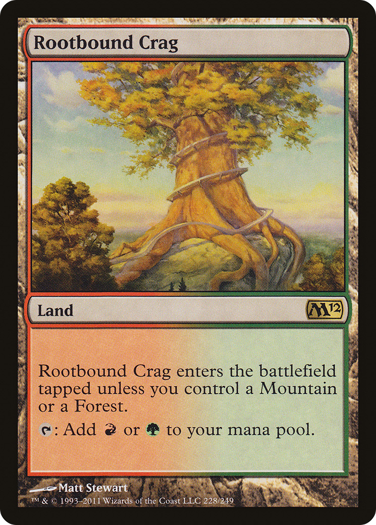 Rootbound Crag (M12-228) [Magic 2012]