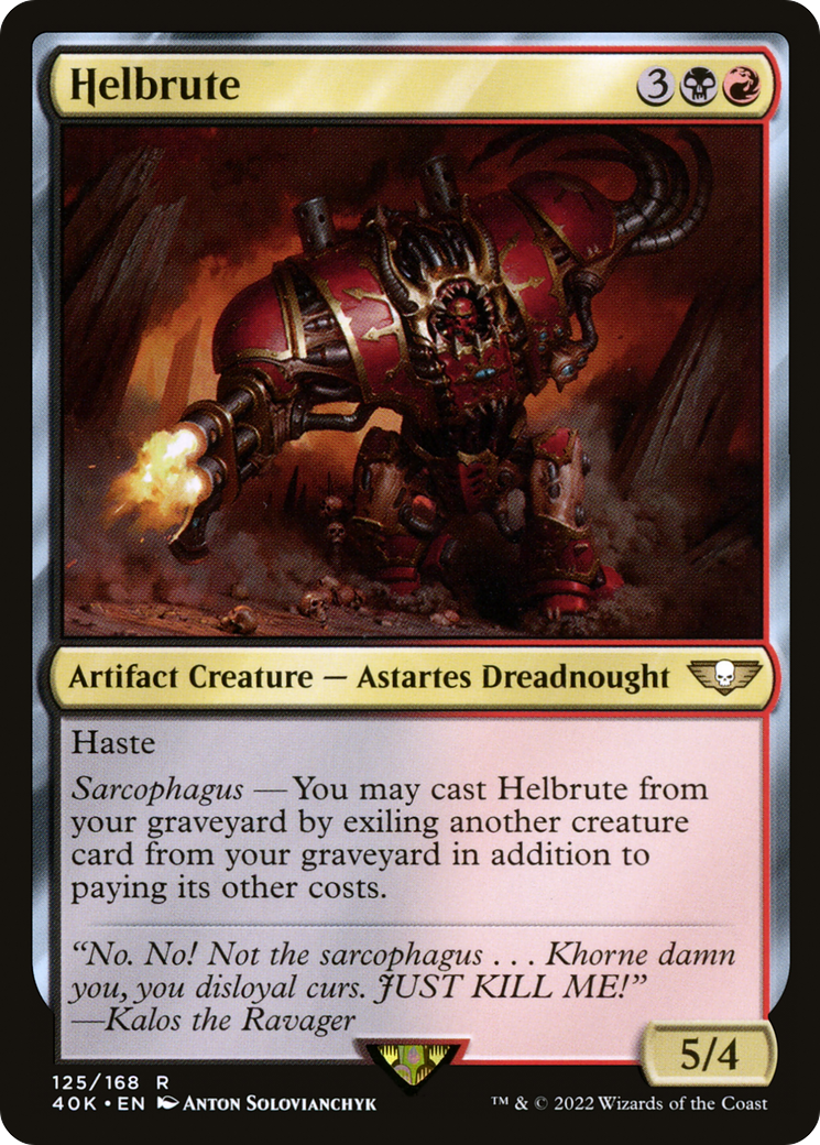 Helbrute (40K-125) [Warhammer 40,000 Commander]
