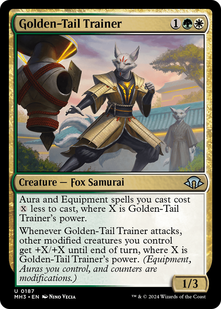 Golden-Tail Trainer (MH3-187) [Modern Horizons 3] Foil