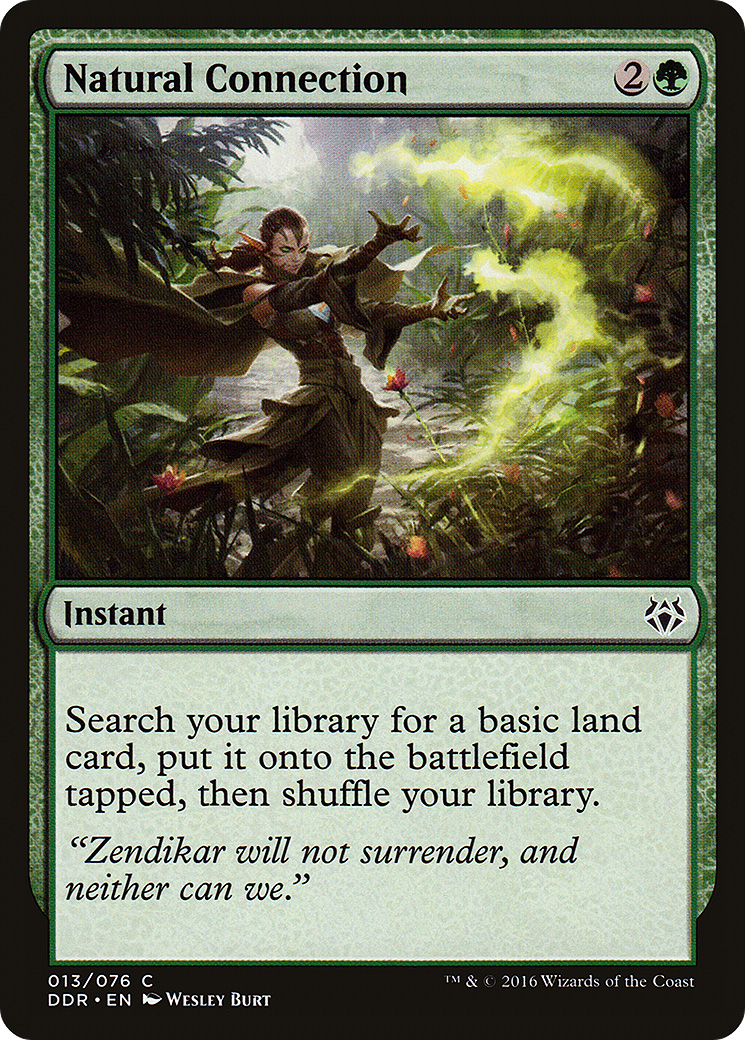 Natural Connection (DDR-013) [Duel Decks: Nissa vs. Ob Nixilis]