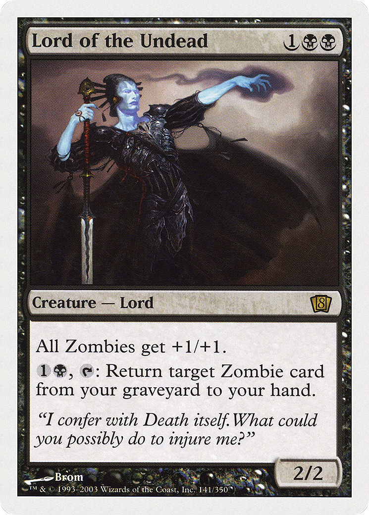 Lord of the Undead (8ED-141) [Eighth Edition] Foil