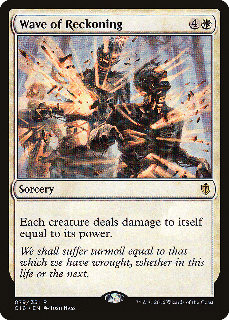 Wave of Reckoning (C16-079) [Commander 2016]