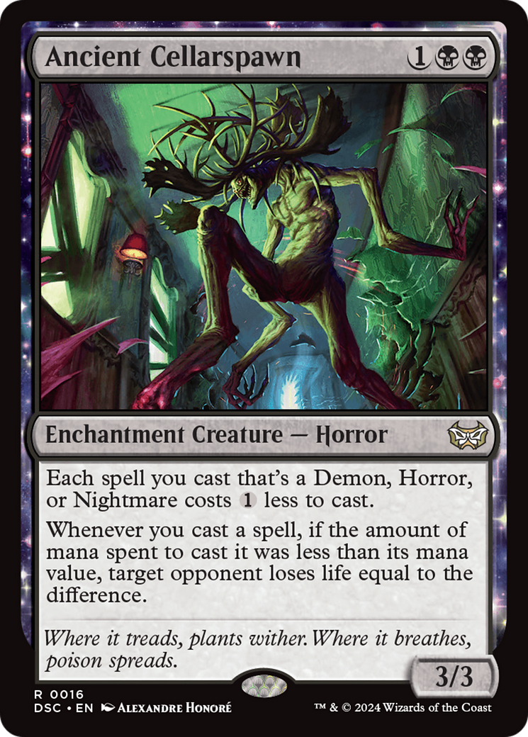 Ancient Cellarspawn (DSC-016) [Duskmourn: House of Horror Commander]: (nyxtouched)