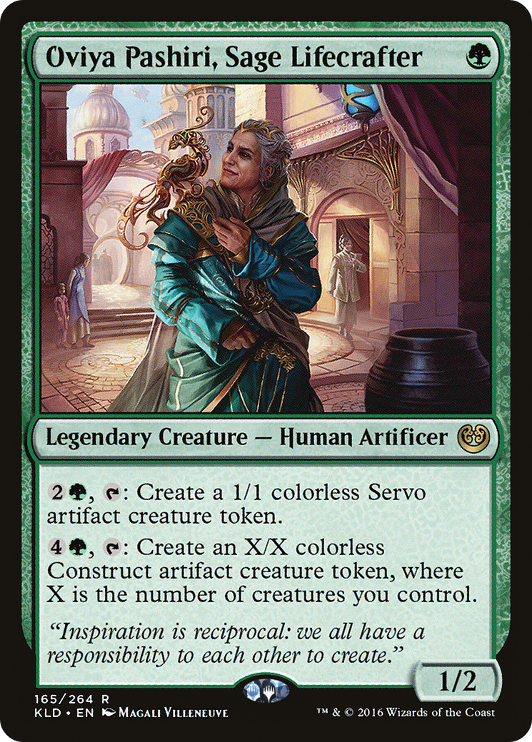 Oviya Pashiri, Sage Lifecrafter (KLD-165) [Kaladesh] Foil