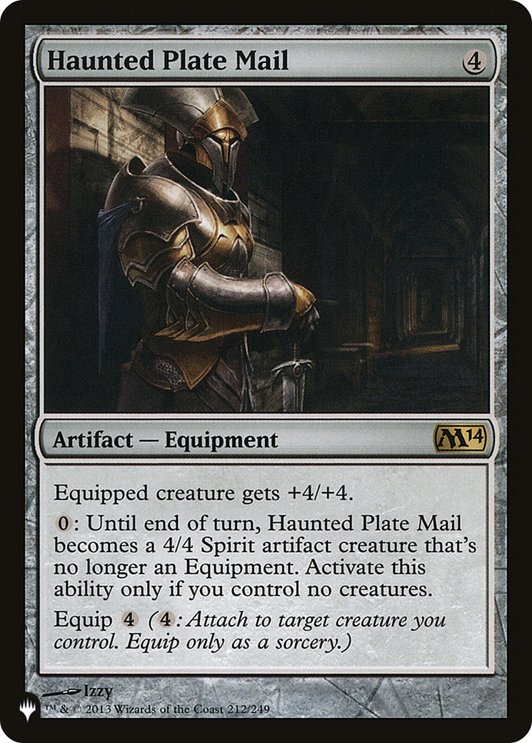 Haunted Plate Mail (LIST-M14-212) [The List]