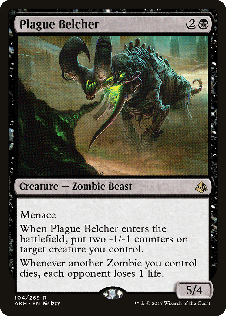 Plague Belcher (AKH-104) [Amonkhet] Foil