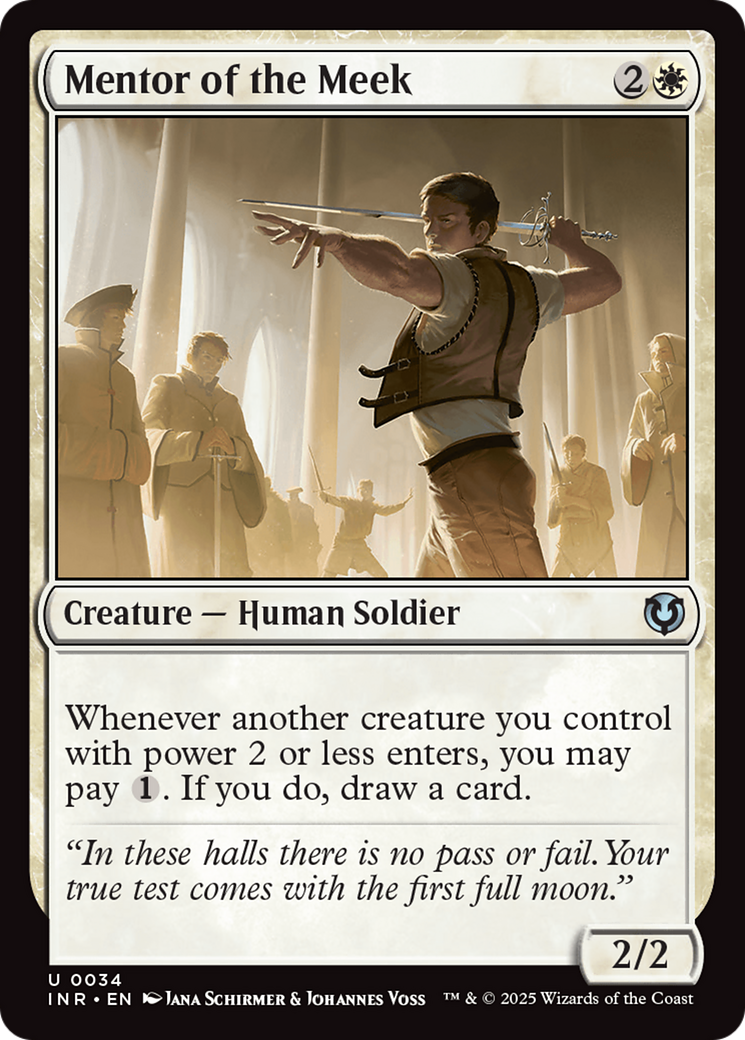 Mentor of the Meek (INR-034) [Innistrad Remastered] Foil