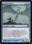 Argent Sphinx (SOM-028) [Scars of Mirrodin] Foil
