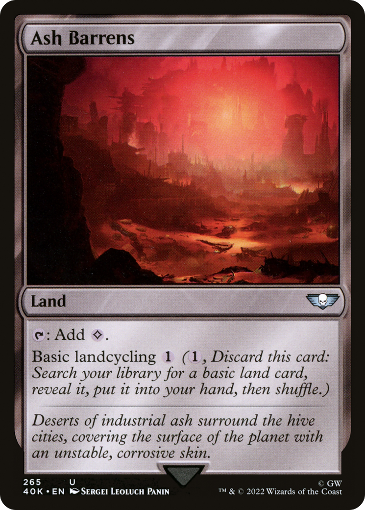 Ash Barrens (40K-265) [Warhammer 40,000 Commander]