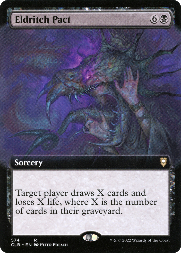 Eldritch Pact (CLB-574) [Commander Legends: Battle for Baldur's Gate]: (Extended Art)