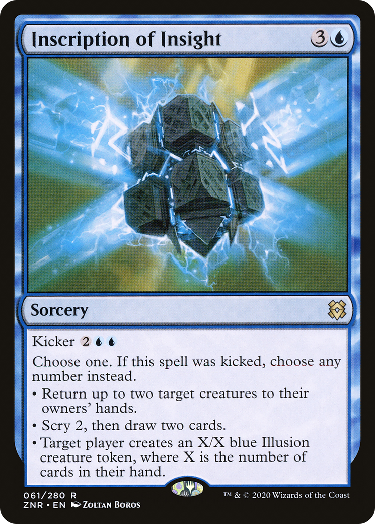 Inscription of Insight (ZNR-061) [Zendikar Rising]