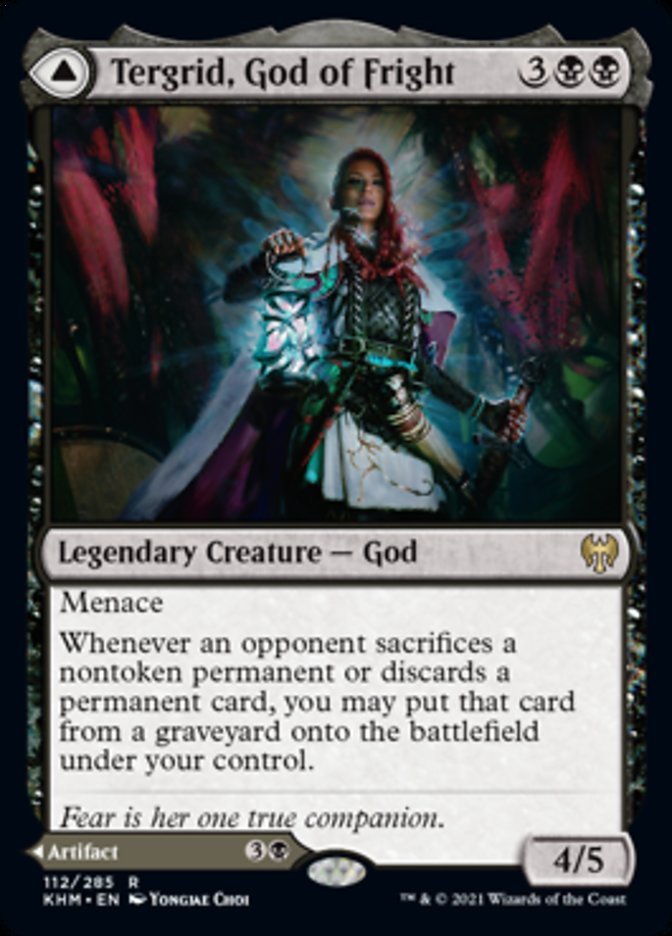 Tergrid, God of Fright // Tergrid's Lantern (KHM-112) [Kaldheim] Foil