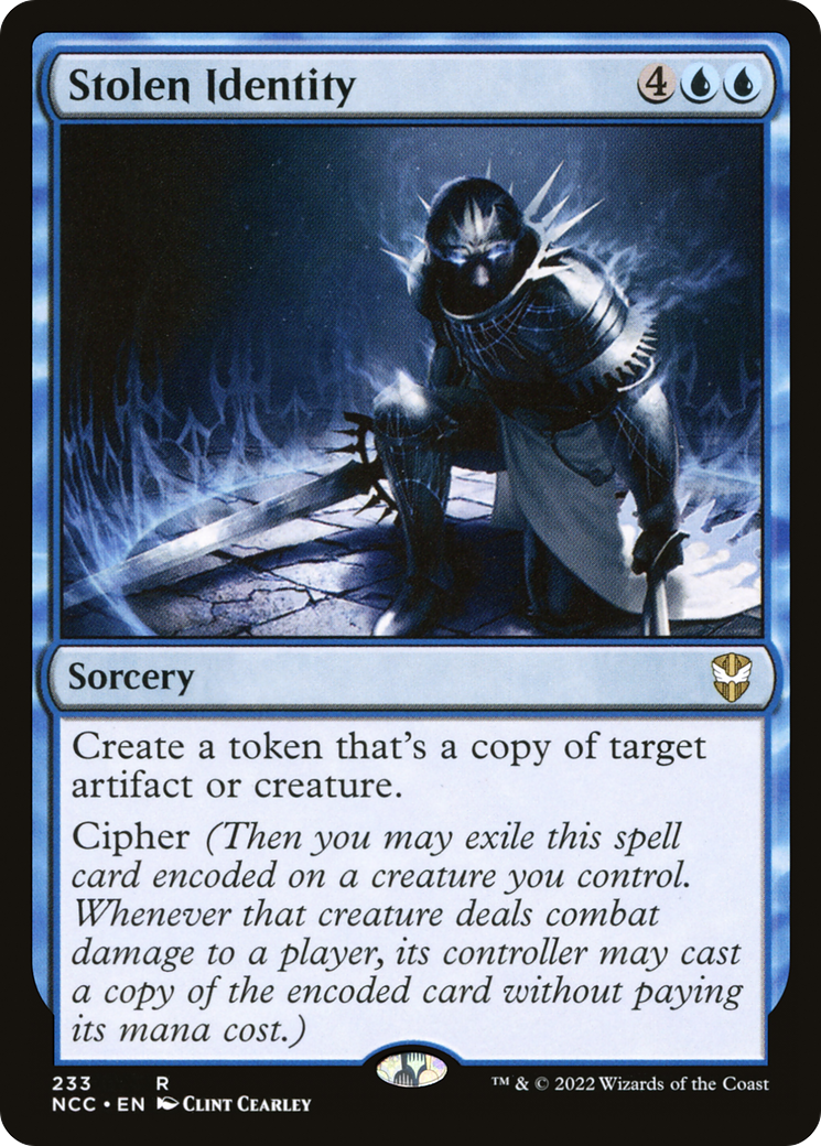 Stolen Identity (NCC-233) [New Capenna Commander]