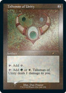 Talisman of Unity (Retro Frame) (Foil Etched) (SLD-1056) [Secret Lair Drop Series] Foil