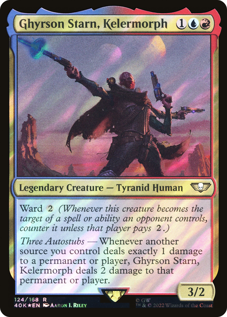 Ghyrson Starn, Kelermorph (Surge Foil) (40K-124) [Warhammer 40,000 Commander] Foil