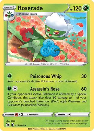 Roserade 15/196 - [SWSH11 Lost Origin] Reverse Holofoil