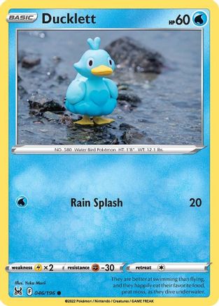 Ducklett 46/196 - [SWSH11 Lost Origin] Reverse Holofoil